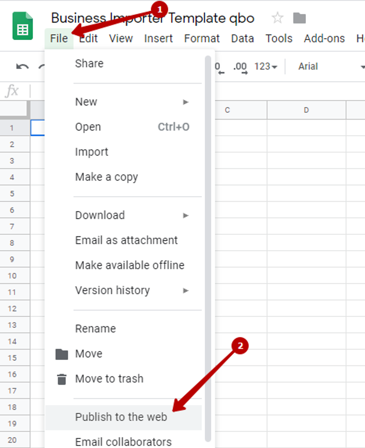 Import Transactions from Google Sheets into QuickBooks Online