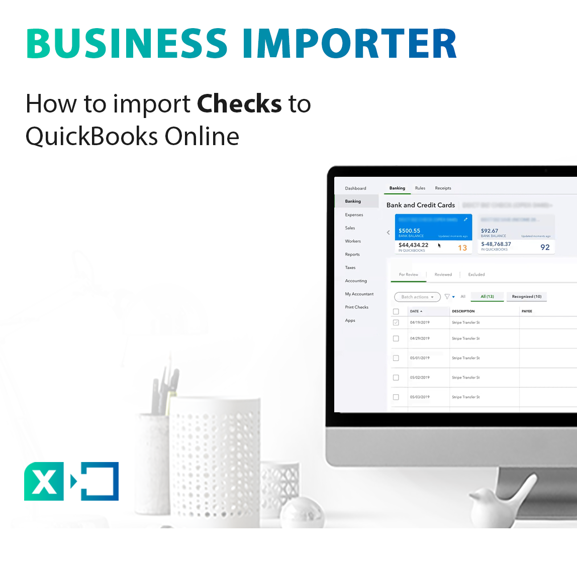 import Checks to QuickBooks Online