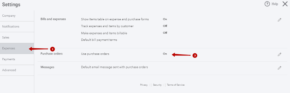 import purchase orders into quickbooks