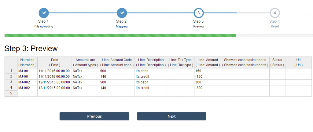 import Manual Journals into Xero