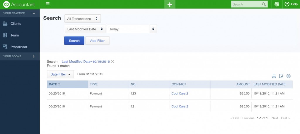 import and export payments in quickbooks online