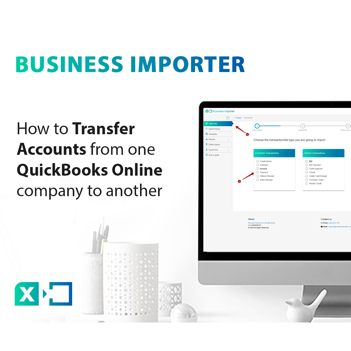 Transfer Accounts List from one QuickBooks Online