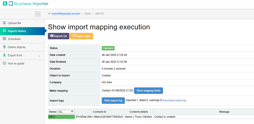 import data into QuickBooks