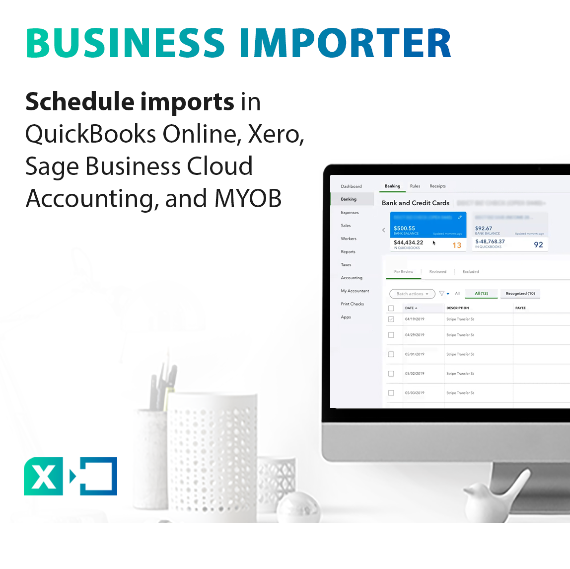 Schedule imports in QuickBooks Online