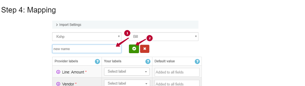 delete your mapping in QuickBooks Online