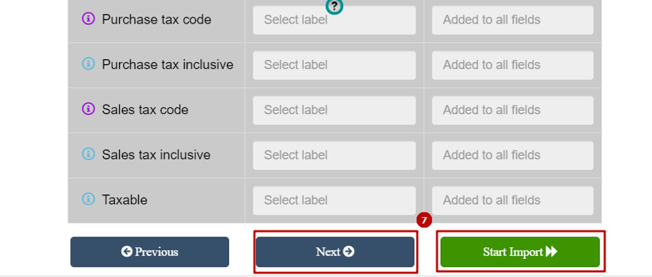 Preview data before import into QuickBooks Online