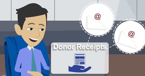 Donation Receipts - Generate with Donor Receipts