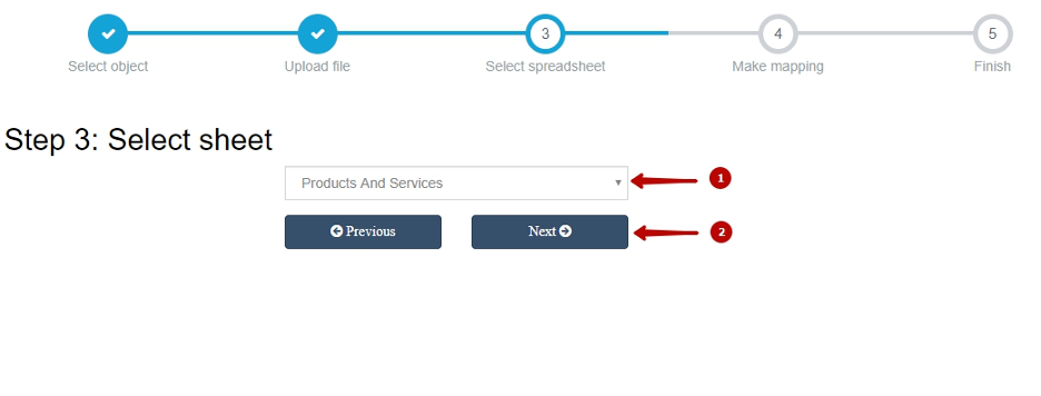 Mapping step for full data update in QuickBooks