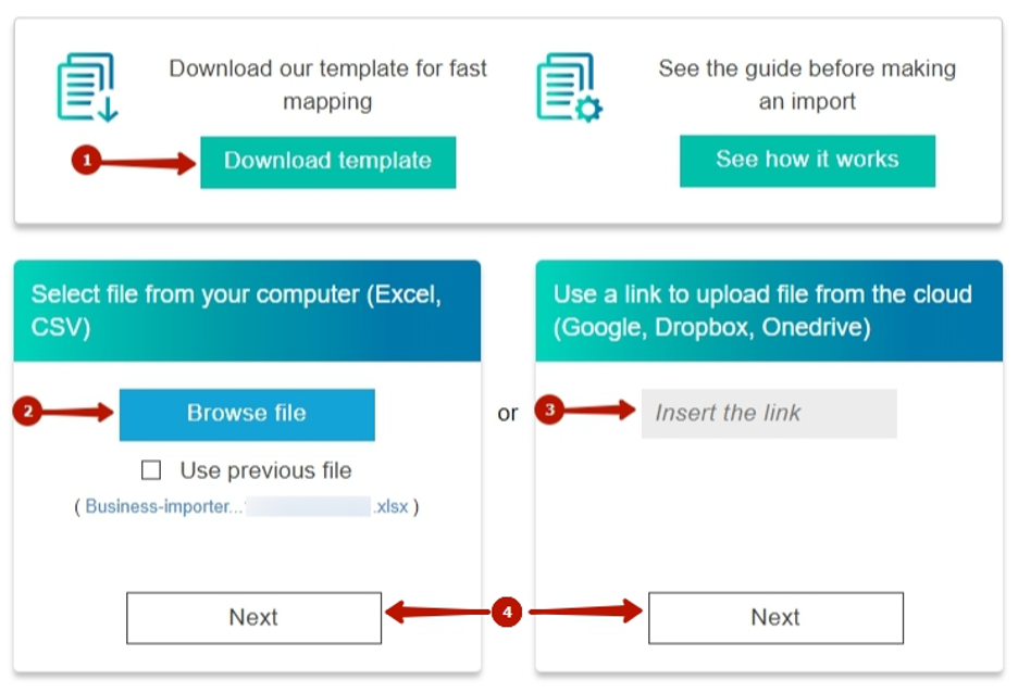 Upload Excel into QuickBooks