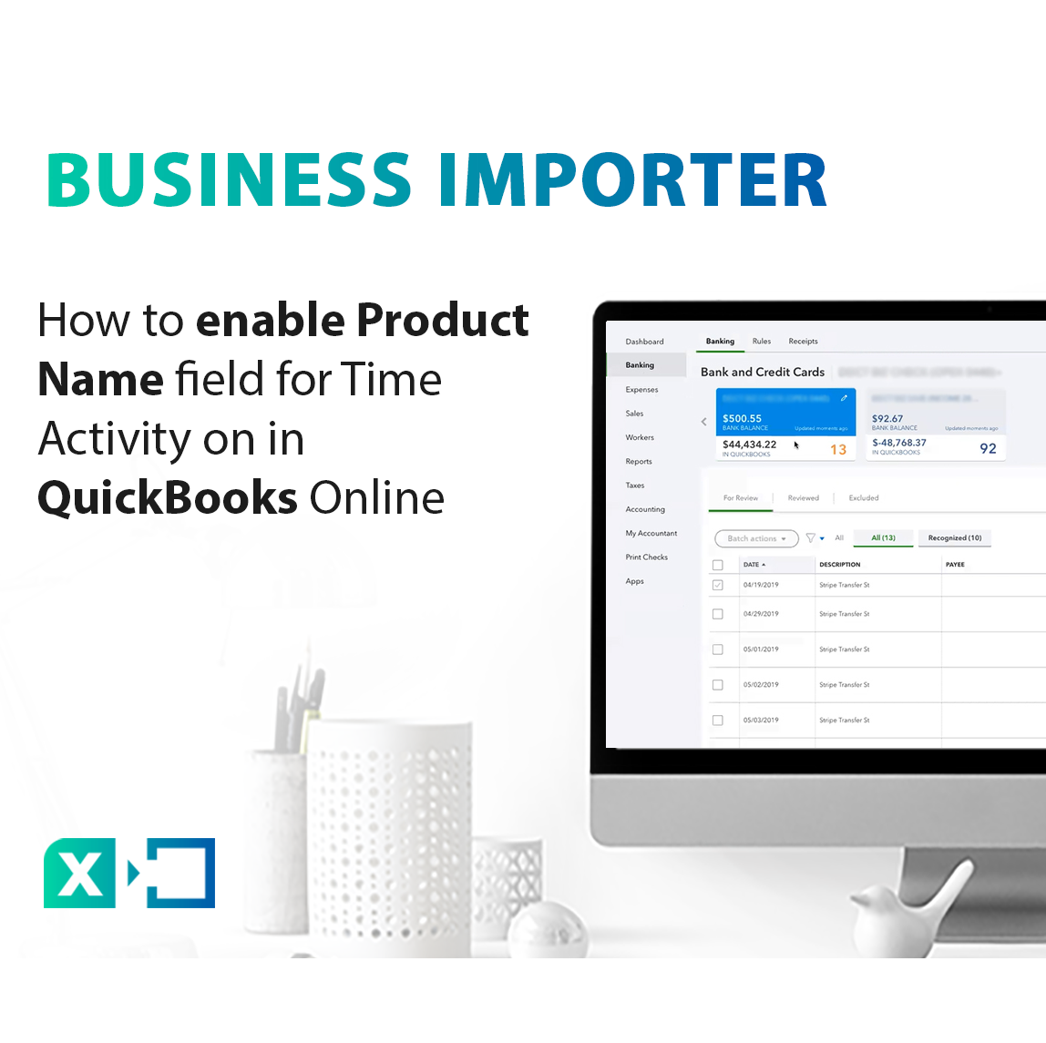 enable Product Name field in QuickBooks Online
