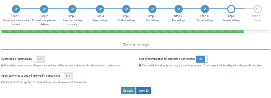 General Settings