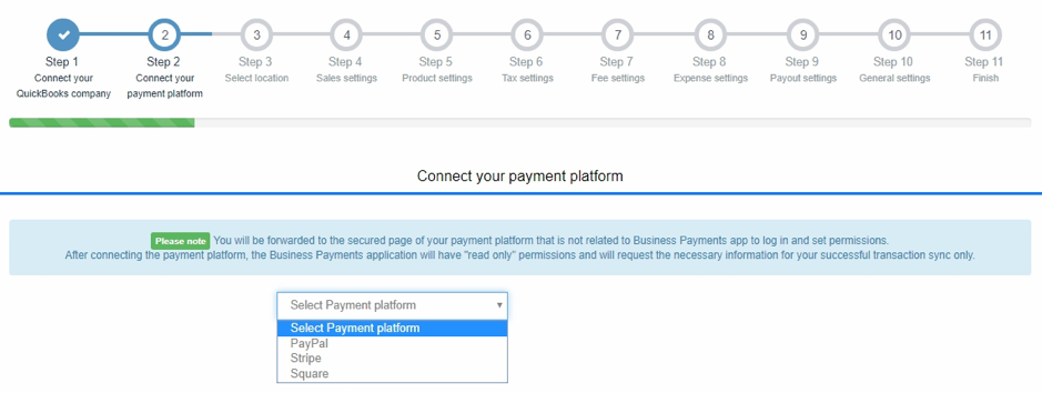 How to connect your PayPal/Stripe/Square with QuickBooks Online