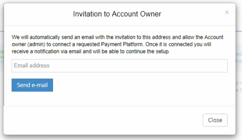 Invitation to Account Owner
