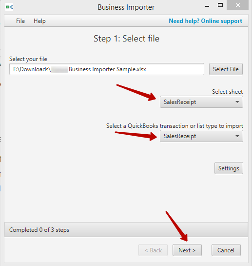 quickbooks desktop 2019 import csv