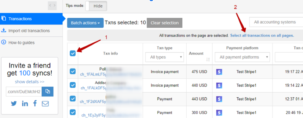 Rollback all QuickBooks transactions