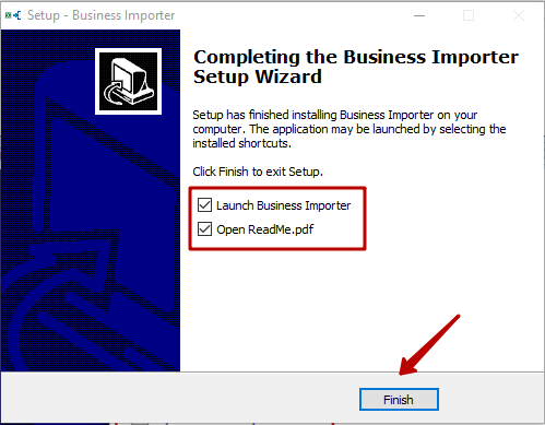 business importer desktop