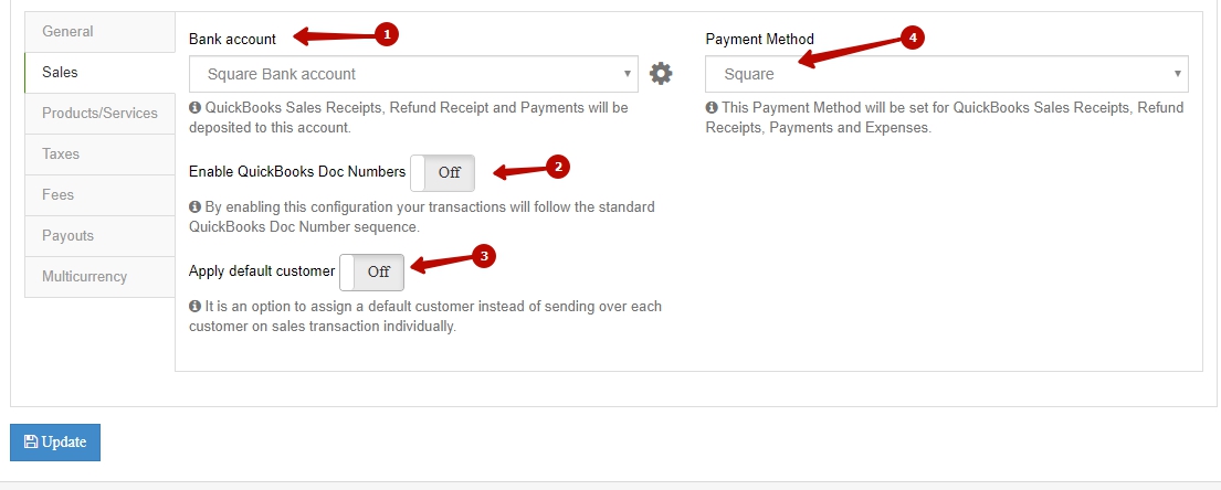 Connect Square with QuickBooks Online
