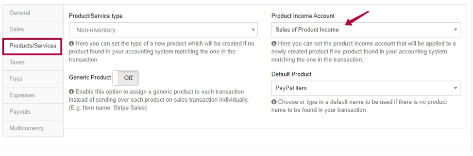 How to keep track of PayPal sales in QBO - See the product income account.