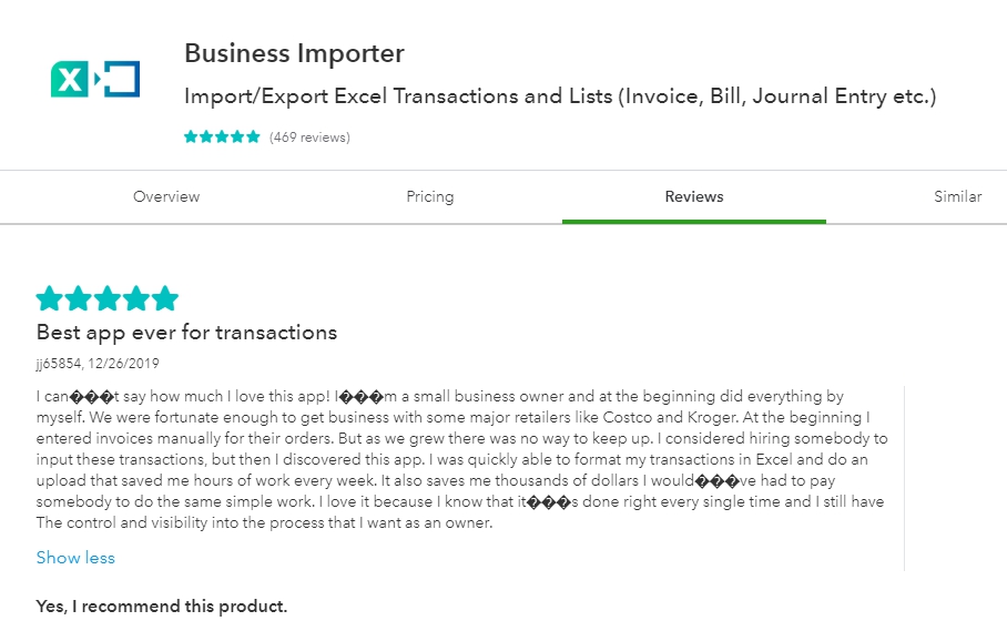 Business Importer