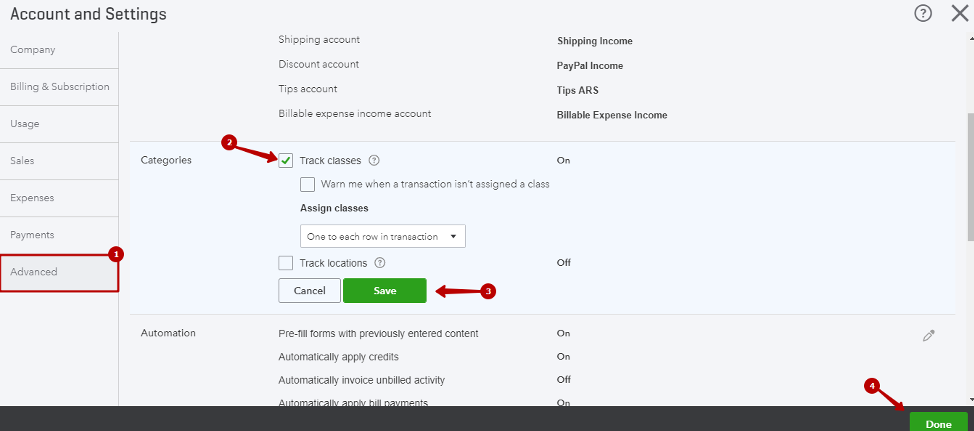 quickbooks classes