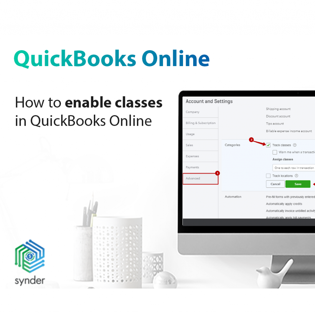 How To Enable Classes In QuickBooks Online