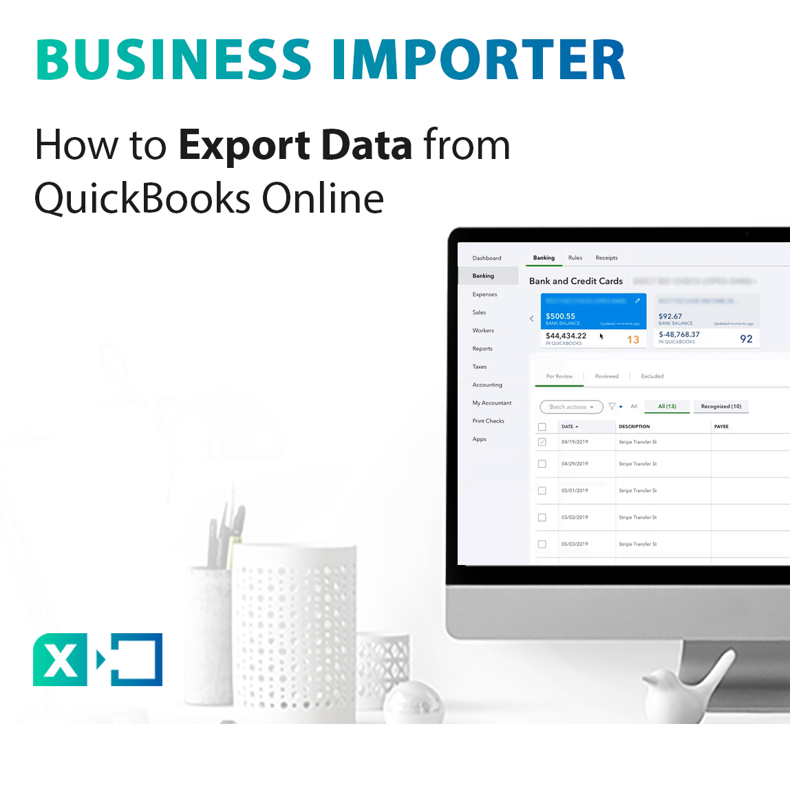 export data from QuickBooks