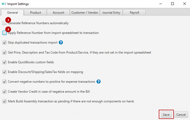 transaction pro importer quickbooks invoice number sequence