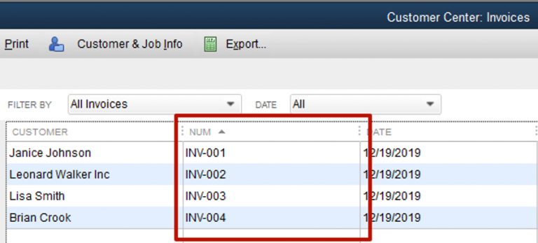 transaction pro importer quickbooks invoice number sequence