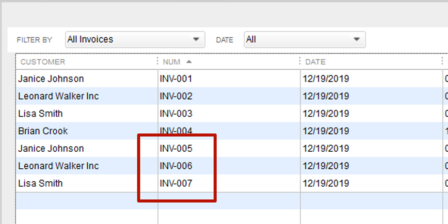 map transaction reference Number column