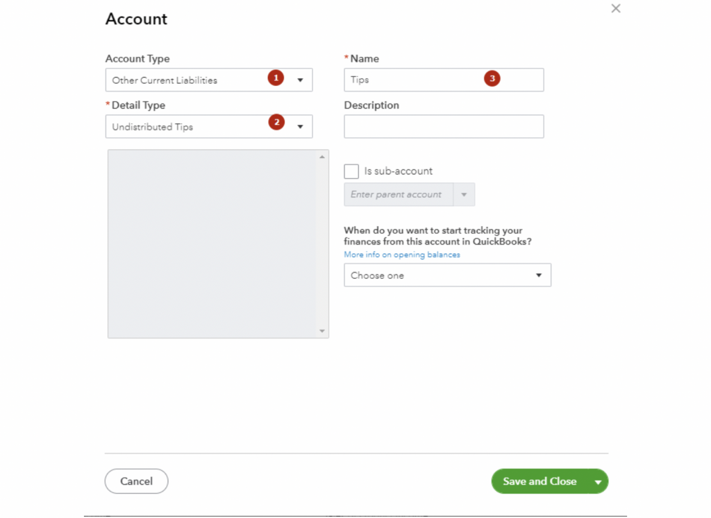 how to check if Account of Tips/Gratuity type and “Tips” or “Gratuity” exists in your QuickBooks Company